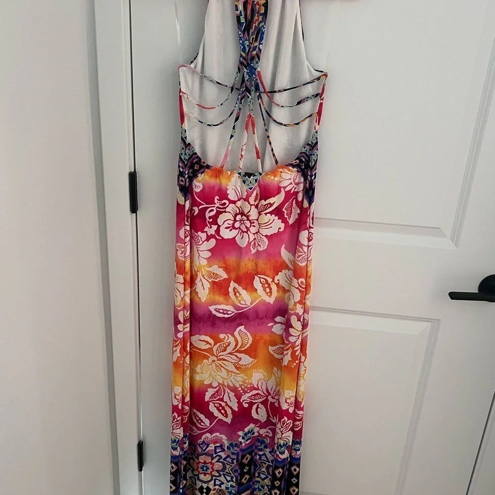 Floral Hawaiian Maxi Dress Size Medium NWOT - Picture 12 of 15